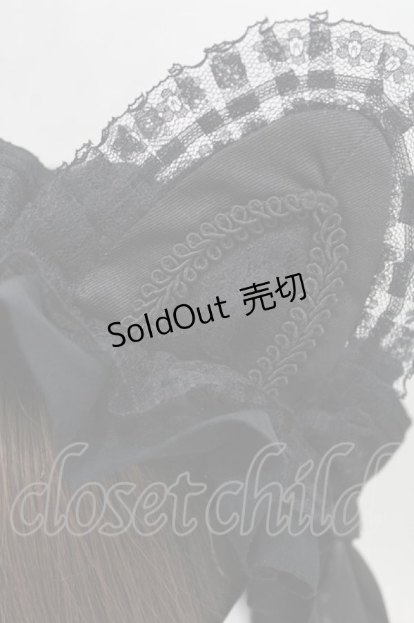 画像3: HANGRY&ANGRY / CAT EARS HEAD DRESS  ブラック H-25-03-10-1039-HN-AC-KB-ZH (3)