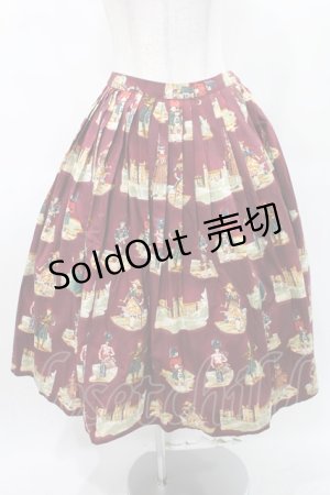 画像: Jane Marple / Old Englandロングスカート M ボルドー H-25-03-10-1009-JM-SK-KB-ZH