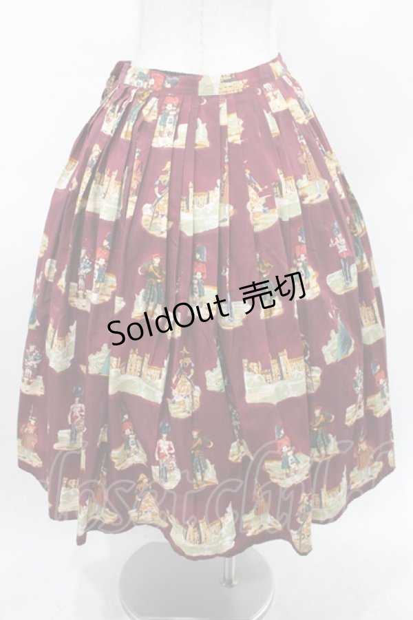 画像3: Jane Marple / Old Englandロングスカート M ボルドー H-25-03-10-1009-JM-SK-KB-ZH (3)
