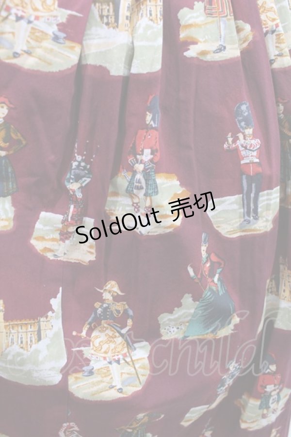 画像4: Jane Marple / Old Englandロングスカート M ボルドー H-25-03-10-1009-JM-SK-KB-ZH (4)