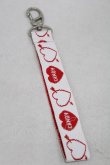 画像2: Candy Stripper / ストラップ  白×赤 H-25-03-10-1030-PU-ZA-KB-ZH (2)