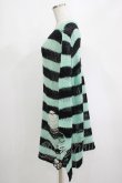 画像2: KILL STAR / After Eight Knit Sweater S 黒×ミントグリーン H-25-03-10-071-SL-TO-KB-ZT206 (2)