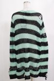 画像3: KILL STAR / After Eight Knit Sweater S 黒×ミントグリーン H-25-03-10-071-SL-TO-KB-ZT206 (3)