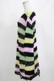 画像2: KILL STAR / Liqorice Knit Sweater L 黒×ピンク×ミント×イエロー H-25-03-10-076-SL-TO-KB-ZH (2)