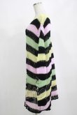 画像2: KILL STAR / Liqorice Knit Sweater L 黒×ピンク×ミント×イエロー H-25-03-10-078-SL-TO-KB-ZH (2)