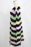 画像2: KILL STAR / Liqorice Knit Sweater L 黒×ピンク×ミント×イエロー H-25-03-10-080-SL-TO-KB-OS (2)