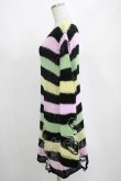 画像2: KILL STAR / Liqorice Knit Sweater M 黒×ピンク×ミント×イエロー H-25-03-10-015-SL-TO-KB-ZY (2)
