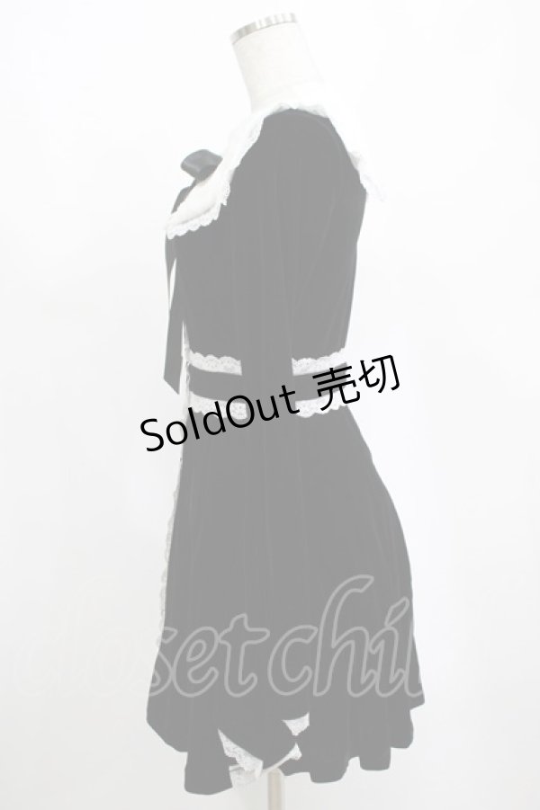 画像2: KILL STAR / Infinity Coven Long Sleeve Dress XS 黒×白 H-25-03-10-002-SL-OP-KB-ZH (2)