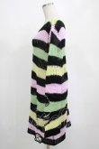 画像2: KILL STAR / Liqorice Knit Sweater S 黒×ピンク×ミント×イエロー H-25-03-10-017-SL-TO-KB-ZY (2)