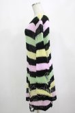 画像2: KILL STAR / Liqorice Knit Sweater M 黒×ピンク×ミント×イエロー H-25-03-10-018-SL-TO-KB-ZH (2)
