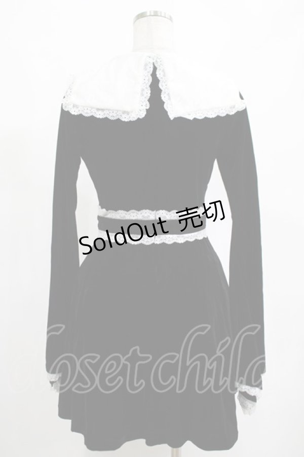 画像3: KILL STAR / Infinity Coven Long Sleeve Dress XS 黒×白 H-25-03-10-002-SL-OP-KB-ZH (3)