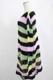 画像2: KILL STAR / Liqorice Knit Sweater S 黒×ピンク×ミント×イエロー H-25-03-10-022-SL-TO-KB-OS (2)