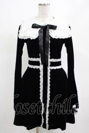 画像: KILL STAR / Infinity Coven Long Sleeve Dress XS 黒×白 H-25-03-10-003-SL-OP-KB-ZH