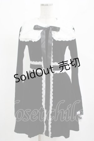 画像: KILL STAR / Infinity Coven Long Sleeve Dress XS 黒×白 H-25-03-10-003-SL-OP-KB-ZT330
