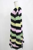 画像2: KILL STAR / Liqorice Knit Sweater M 黒×ピンク×ミント×イエロー H-25-03-10-023-SL-TO-KB-ZH (2)