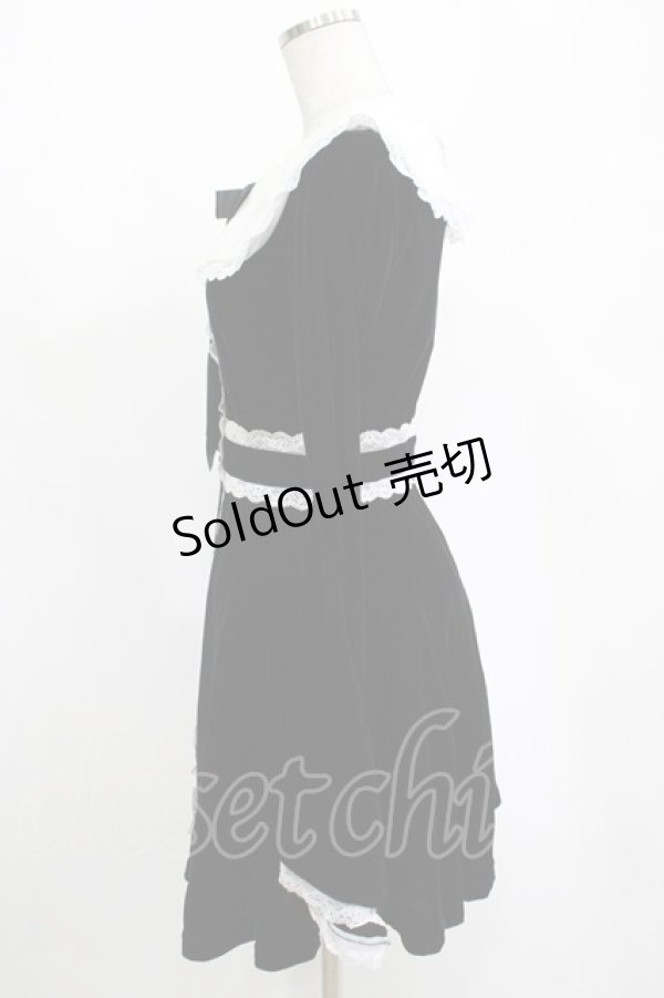 画像2: KILL STAR / Infinity Coven Long Sleeve Dress XS 黒×白 H-25-03-10-003-SL-OP-KB-ZT330 (2)