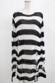 画像1: KILL STAR / Pugsley Knit Sweater M 黒×白 H-25-03-10-027-SL-TO-KB-ZY (1)