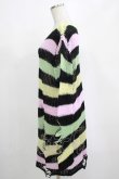 画像2: KILL STAR / Liqorice Knit Sweater S 黒×ピンク×ミント×イエロー H-25-03-10-028-SL-TO-KB-ZH (2)