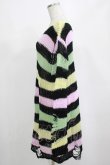 画像2: KILL STAR / Liqorice Knit Sweater M 黒×ピンク×ミント×イエロー H-25-03-10-029-SL-TO-KB-ZH (2)