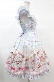 画像3: axes femme kawaii / ダイナーカフェジャンパースカート M サックス H-25-03-11-1032-AX-OP-NS-ZH (3)