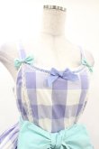 画像4: Angelic Pretty / レディなギンガムジャンパースカート Free ラベンダー H-25-03-11-1033-AP-OP-NS-ZH (4)