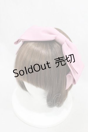 画像: axes femme kawaii / 斜めリボンカチューシャ  ピンク H-25-03-11-1007-AX-AC-NS-ZH