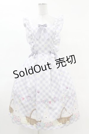 画像: axes femme kawaii / イースター柄ジャンスカ M ラベンダー H-25-03-11-1041-AX-OP-NS-ZH