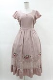 画像1: axes femme POETIQUE / ストロベリー刺繍ワンピース M ピンク H-25-03-11-1042-AX-OP-NS-ZH (1)