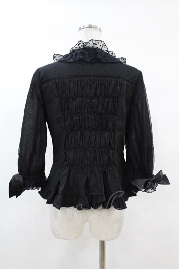 画像2: Angelic Pretty / Sweet Lacyビスチェ風ブラウス Free ブラック H-25-03-11-1050-AP-BL-NS-ZH (2)