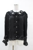 画像1: axes femme kawaii / ハロウィンナイト刺繍ブラウス M ブラック H-25-03-11-1051-AX-BL-NS-ZH (1)