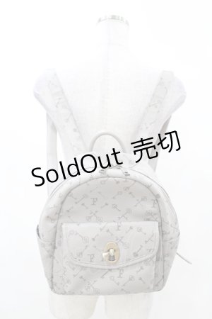 画像: Fi.n.t / キーモチーフモノグラムリュック  L/GRAY×GY H-25-03-11-1014-CA-BG-NS-ZH
