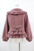 画像2: axes femme kawaii / バックフリルショートコート M ピンク H-25-03-11-1018-AX-CO-NS-ZT-C045 (2)