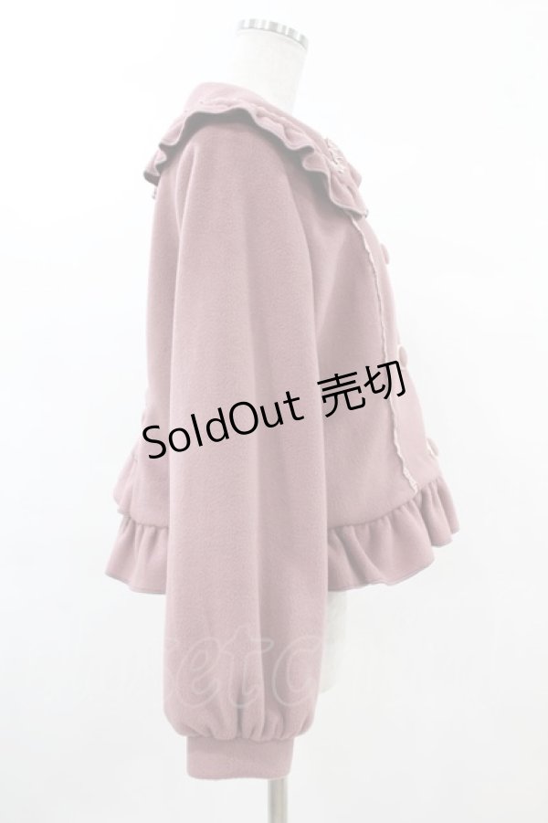 画像3: axes femme kawaii / バックフリルショートコート M ピンク H-25-03-11-1018-AX-CO-NS-ZT-C045 (3)