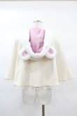 画像2: Angelic Pretty / Dream Bearケープ Free アイボリー H-25-03-11-1019-AP-JA-NS-ZH (2)