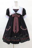 画像1: Angelic Pretty / クラシックスクールワンピース Free ブラック H-25-03-11-1021-AP-OP-NS-ZH (1)