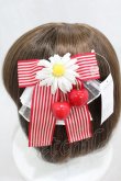 画像2: metamorphose / Cherryリボンクリップ  レッド H-25-03-11-1003-ME-AC-NS-ZH (2)
