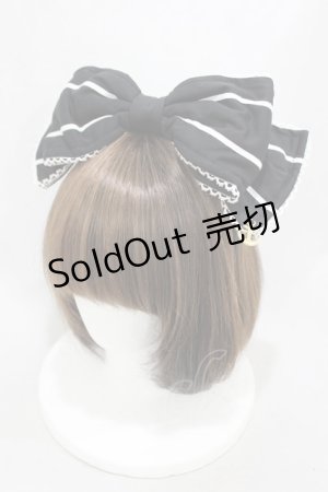 画像: metamorphose / セーラーリボンカチューシャ  ブラック H-25-03-11-1005-ME-AC-NS-ZH