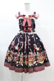 画像1: metamorphose / ことりとBerryバッスルジャンパースカート Free ネイビー H-25-03-11-1028-ME-OP-NS-ZH (1)