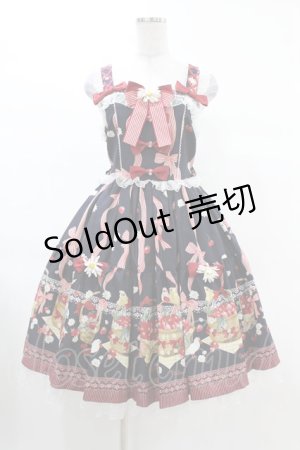 画像: metamorphose / ことりとBerryバッスルジャンパースカート Free ネイビー H-25-03-11-1028-ME-OP-NS-ZH