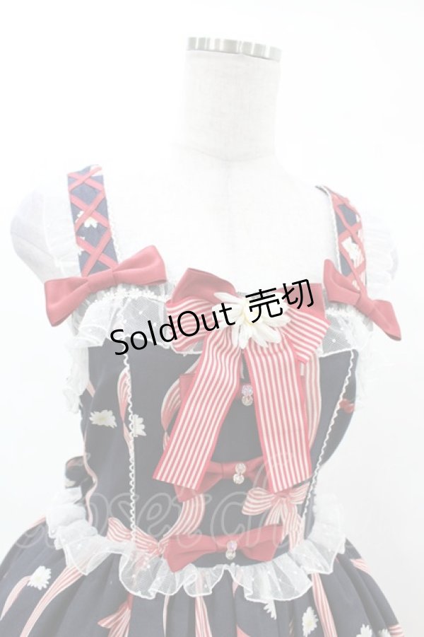 画像4: metamorphose / ことりとBerryバッスルジャンパースカート Free ネイビー H-25-03-11-1028-ME-OP-NS-ZH (4)