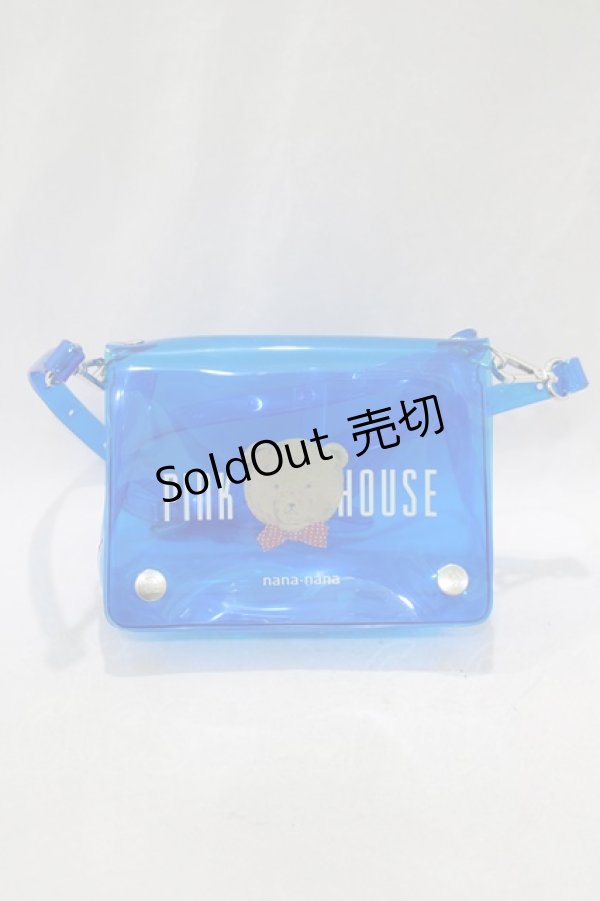 画像2: PINK HOUSE / PINK HOUSE展 50th anniversary nana-nanaコラボPVCくまショルダーバッグ  ブルー H-25-03-11-057-LO-BG-NS-ZH (2)