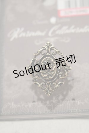 画像: Kurumi Collaboration / ローズカメオリング  ゴールド H-25-03-11-067-GO-AC-NS-ZH