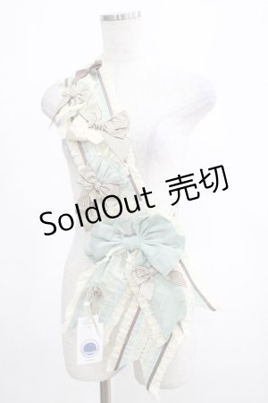画像: Hoshibako Works / シャンティクリーム・パティスリー リボンエシャルプ 全長：144cm/幅：11cm ミント H-25-03-11-068-LO-ZA-NS-ZH