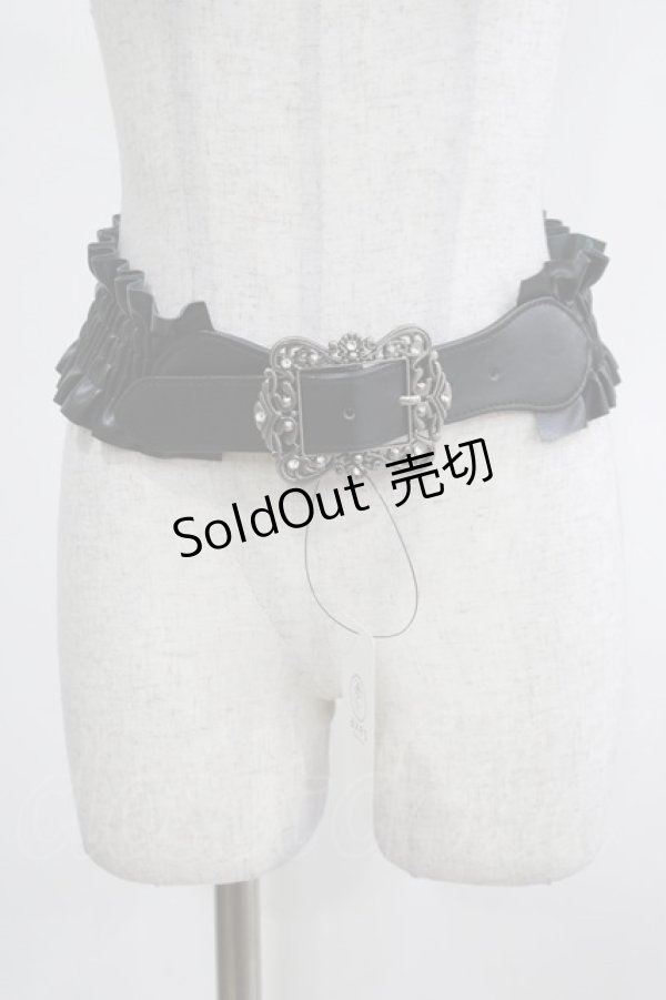 画像1: axes femme / クラシカルバックルベルト Free ブラック H-25-03-11-070-AX-AC-NS-ZH (1)