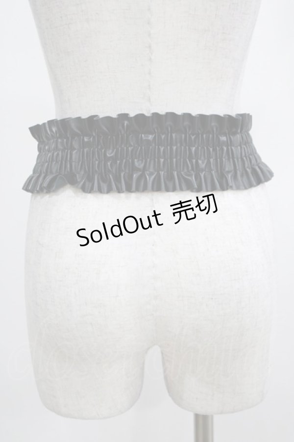 画像2: axes femme / クラシカルバックルベルト Free ブラック H-25-03-11-070-AX-AC-NS-ZH (2)