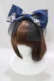 画像1: Royal Princess Alice / PUNK CATカチューシャ  青チェック H-25-03-11-072-LO-AC-NS-ZH (1)