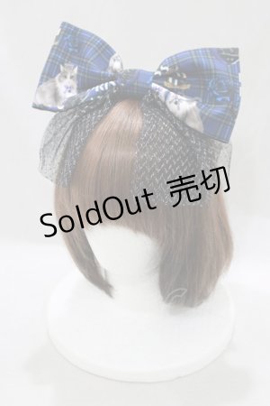 画像: Royal Princess Alice / PUNK CATカチューシャ  青チェック H-25-03-11-072-LO-AC-NS-ZH