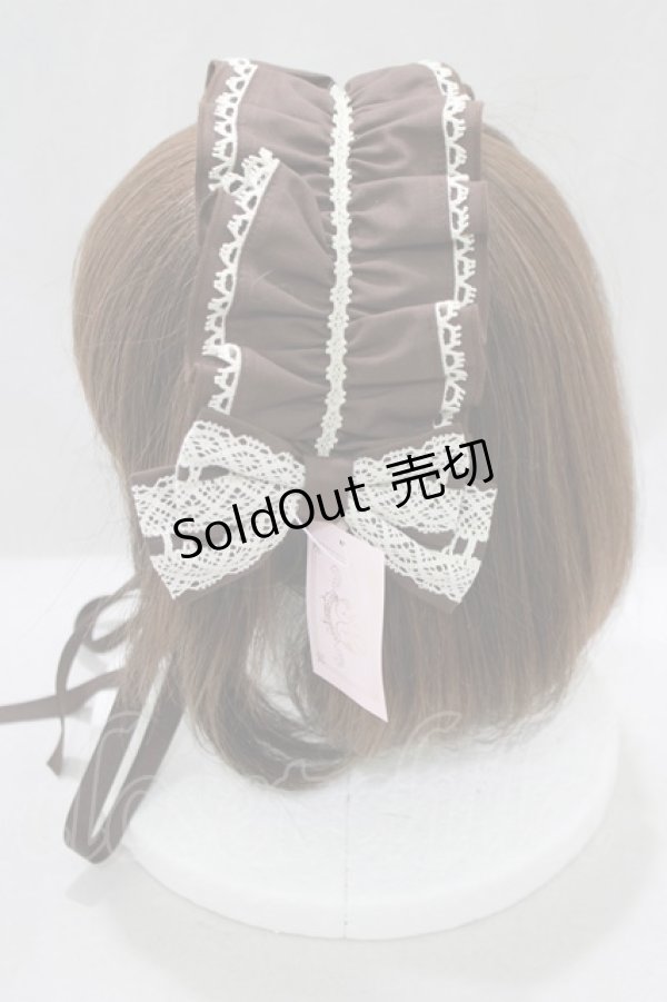 画像2: metamorphose / 木漏れ日のトロイメライ ヘッドドレス  ブラウン H-25-03-11-073-ME-AC-NS-ZH (2)