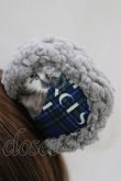 画像2: Royal Princess Alice / PUNK CATクマ耳クリップ  青チェック H-25-03-11-074-LO-AC-NS-ZH (2)