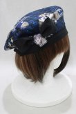 画像2: Royal Princess Alice / PUNK CATベレー帽  青チェック H-25-03-11-077-LO-AC-NS-ZH (2)